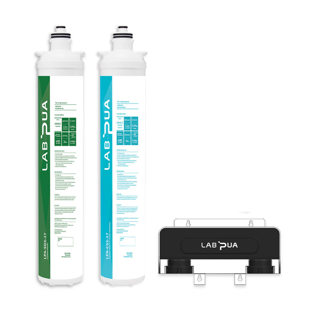 Under the Sink Water Purifier Lab Pua SD5 & CS5 2F (Sediment + carbon block and scale inhibitor filters )