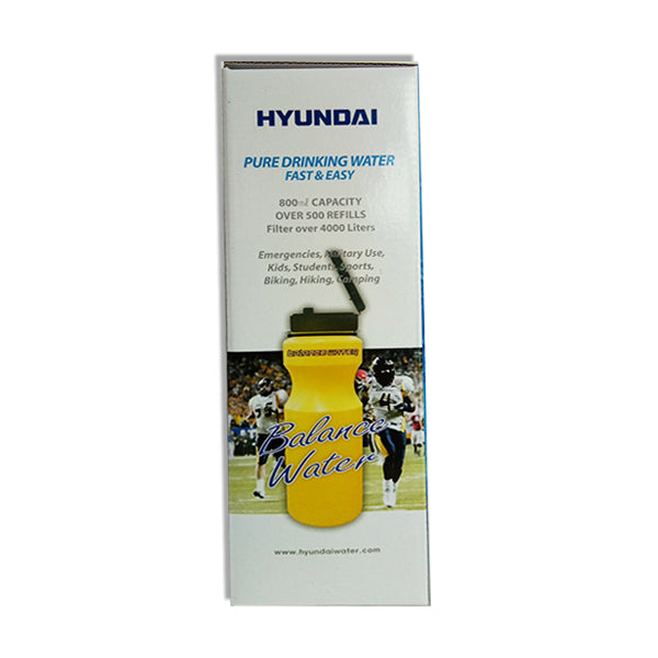 HYUNDAI Alkali Water Filter Bottle (Portable Water Purifier)
