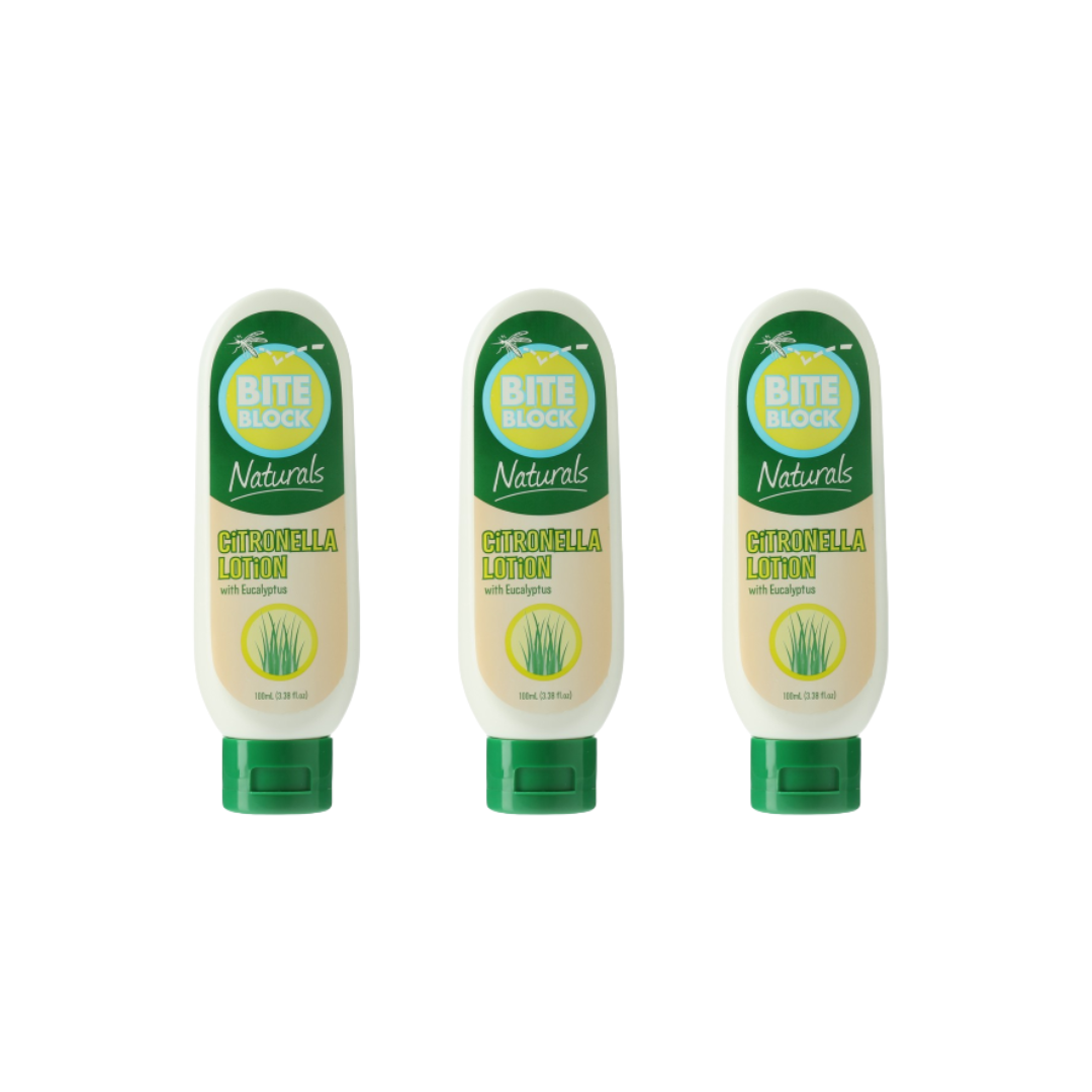 Bite Block Naturals Citronella Lotion 100ml 3's