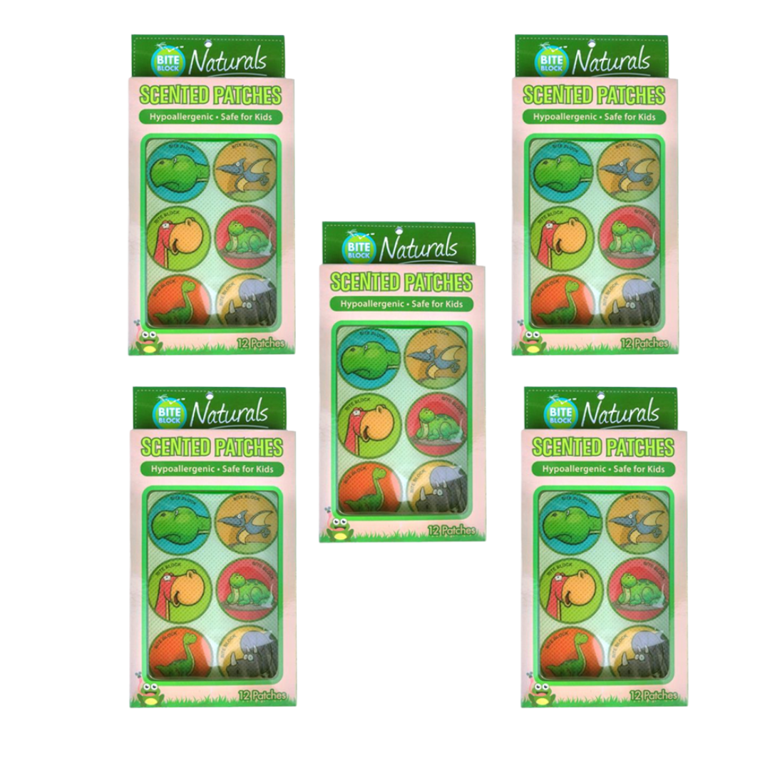 Bite Block Naturals Citronella Patches 6s x 2 , 5's