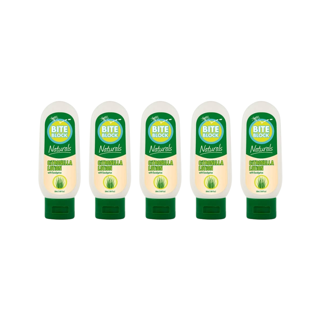Bite Block Naturals Citronella Lotion 50ml 5's